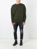 Glamhead distressed detail jeans