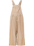 denim lace-up dungarees