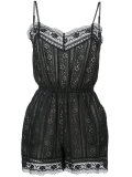 lace panel playsuit 