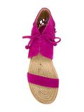 fringed flat sandals