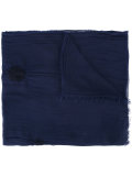 frayed trim scarf 
