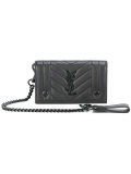 Monogram chain wallet
