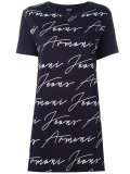 allover logo print T-shirt