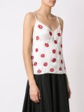 silk embroidered top