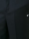 straight leg cropped trousers
