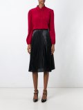 ruffled collar blouse
