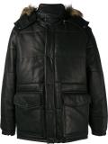 hooded puffer jacket