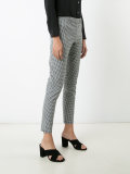 Henri skinny gingham trousers