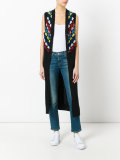 sleeveless cardi-coat