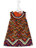 zig-zag patterned dress