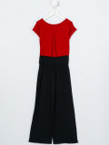 T-shirt overlay jumpsuit