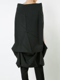 draped elongated blouse