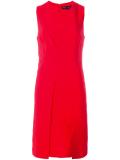 sleeveless flared dress