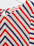 short sleeve striped dress