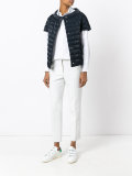 short sleeve puffer jacket