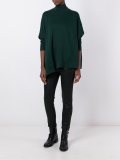 high neck pointy sweatshirt