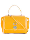 twist-front shoulder bag