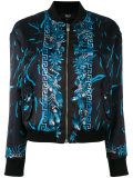 floral print bomber jacket 
