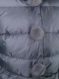 pompom detail puffer jacket
