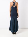 v neck knit dress