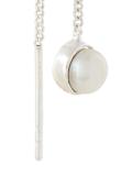 refined pearl chain earring
