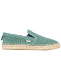 metallic embossed espadrilles