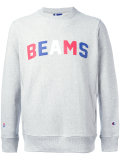 'beams' print sweatshirt