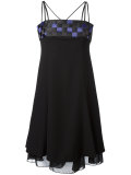 woven detail dress