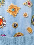 jewel print knitted top 