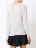 gem embellished knitted top