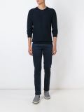ribbed woven jumper