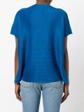 accordion knit top