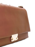 logo buckle shoulder bag 
