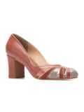 chunky heel pumps