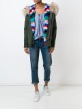 chest pocket parka coat