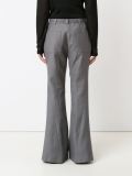 side pocket flared trousers