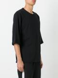 flared sleeve T-shirt