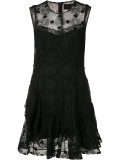 sheer floral embroidered dress