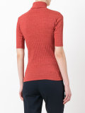 roll-neck T-shirt