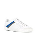 stripe panel lace-up sneakers