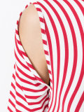 striped cut-out T-shirt