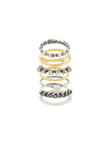 Silver Heritage set of rings