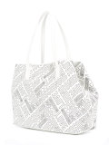 embossed logo tote 