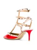 'Rockstud'拼色高跟鞋