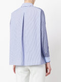 striped chest pocket shirt