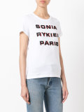 beaded logo T-shirt