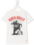 beach print T-shirt