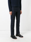 checked tailored trousers 