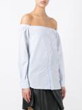 off-shoulder shirt