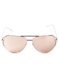 '351' angular aviator sunglasses